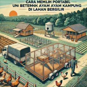 Cara Memilih Kandang Portabel untuk Beternak Ayam Kampung di Lahan Bergilir